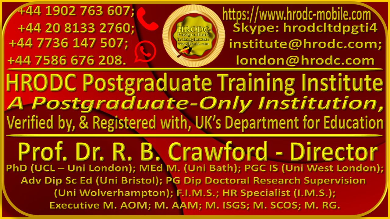 Information Graphics for HRODC Postgraduate Training Institute’s Mobile-Friendly Website: “https://www.hrodc-mobile.com”. 